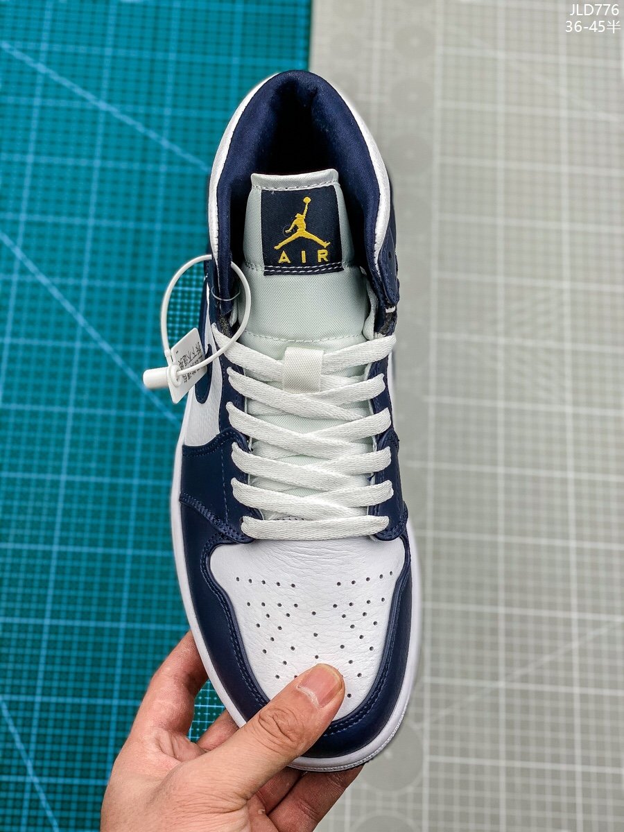 Jordan/Air Jordan [Real Mark] AJ1 aj1 Jordan 1 Generation Joe 1 Jordan 1 Generation Chinese Gang Series Air Jordan 1 Mid Item No.: 554724-113 Jordan 1 Chinese Gang Black and White Panda 36-459 - Image 10